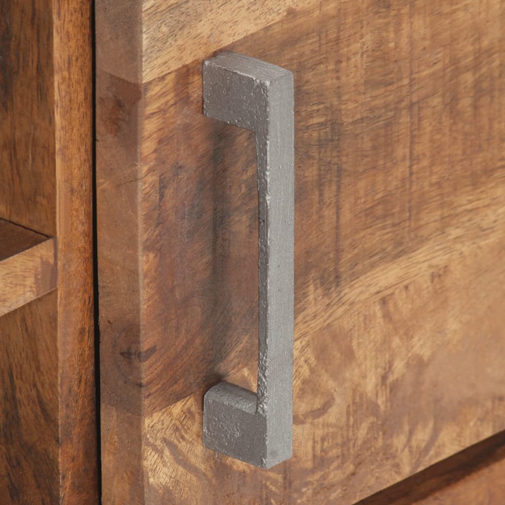 TV-Schrank 120x30x40 cm Raues Mangoholz