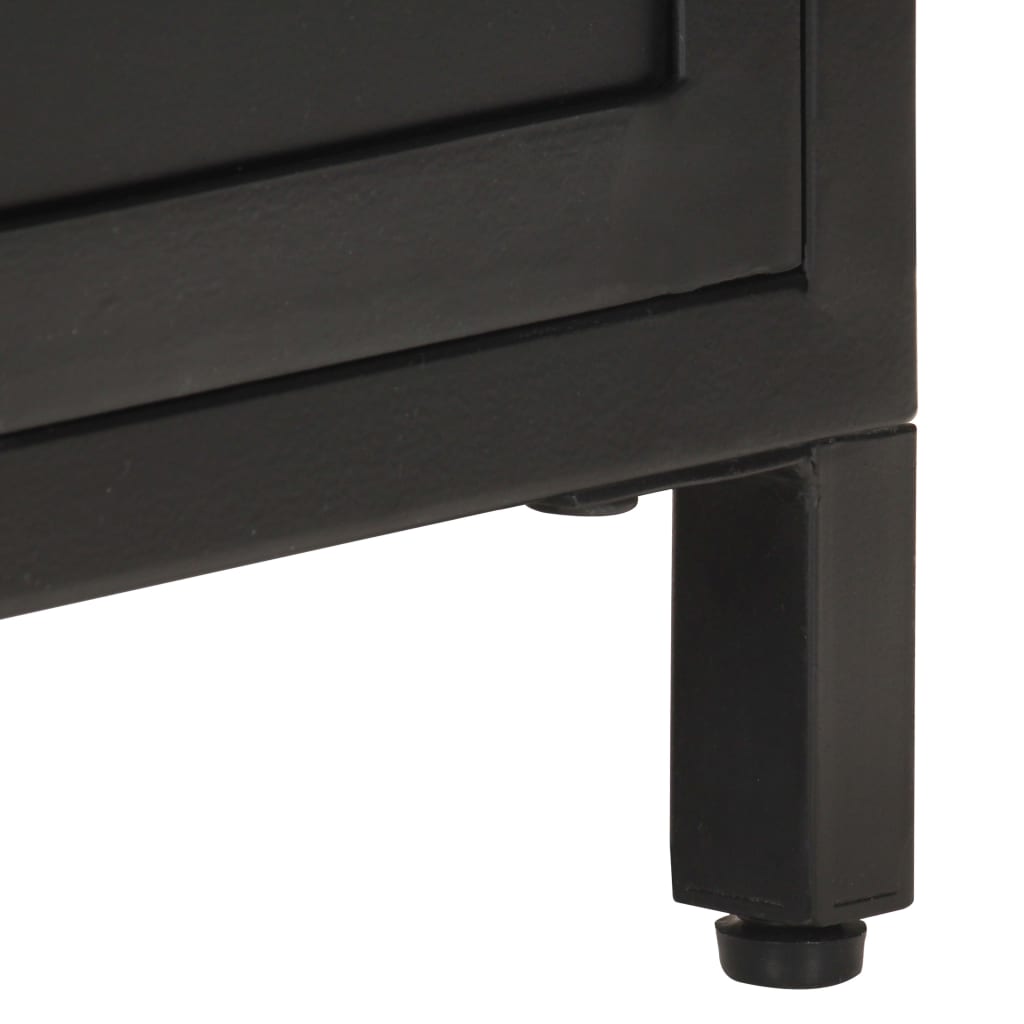 TV-Schrank 120x30x40 cm Raues Mango-Massivholz