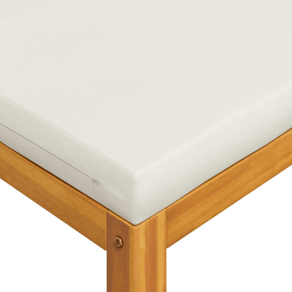 Modulare Ecksofas 2 Stk. mit Auflagen Cremeweiß