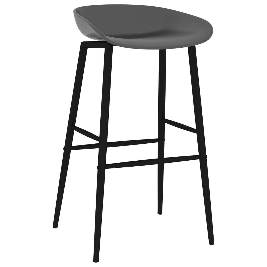 5-tlg. Bar-Set Weiß und Grau