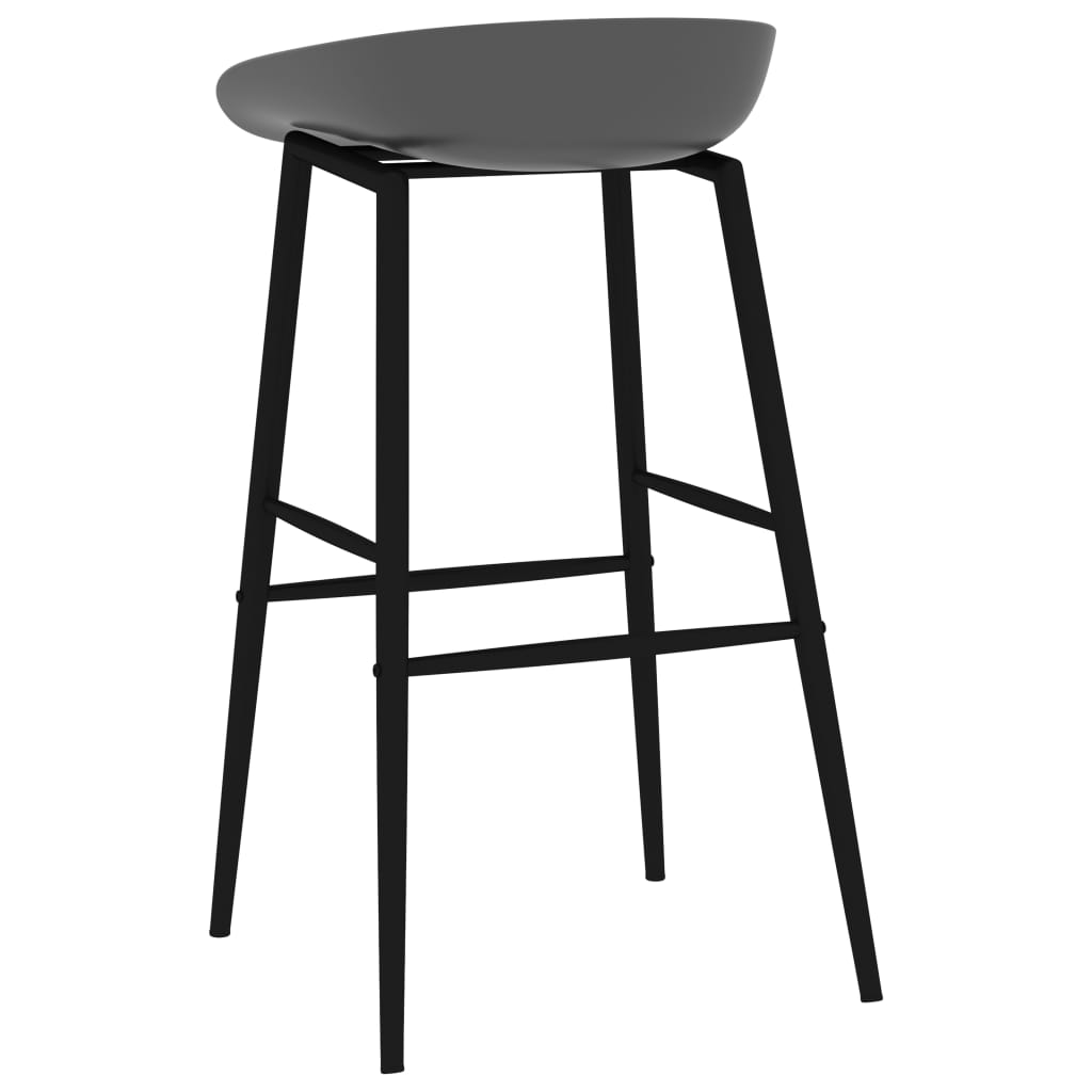 5-tlg. Bar-Set Schwarz und Grau
