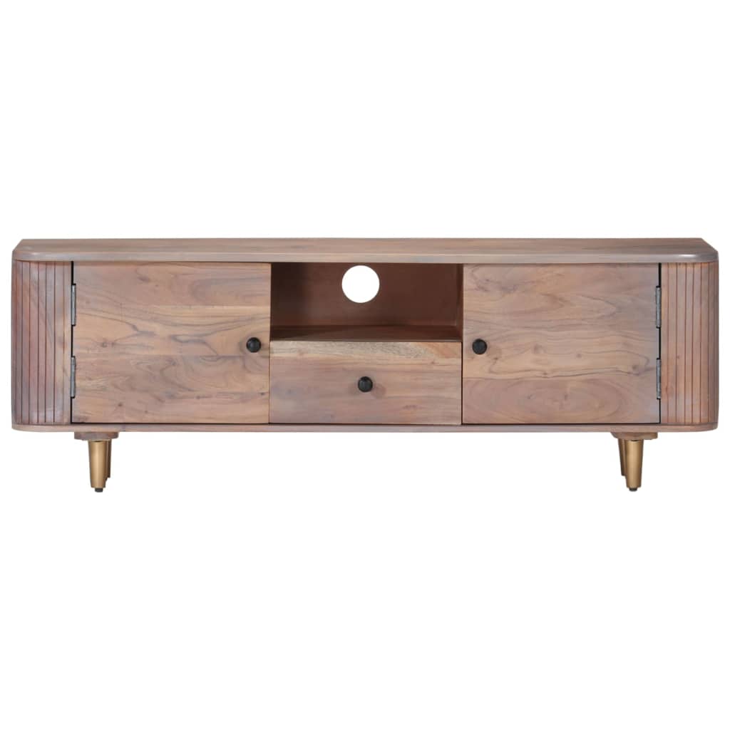 TV-Schrank 118x30x40 cm Massivholz Akazie