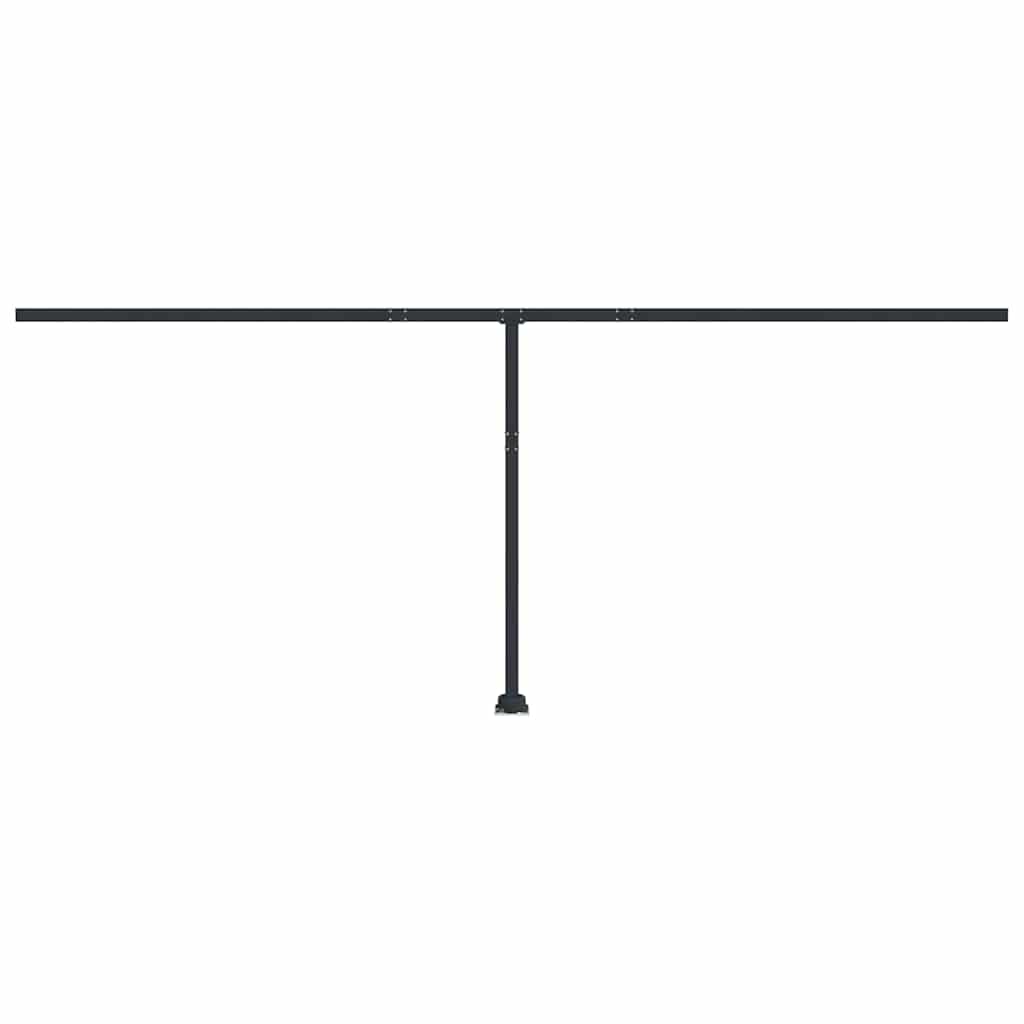 Stützen für Markisen Anthrazit 600x245 cm Eisen