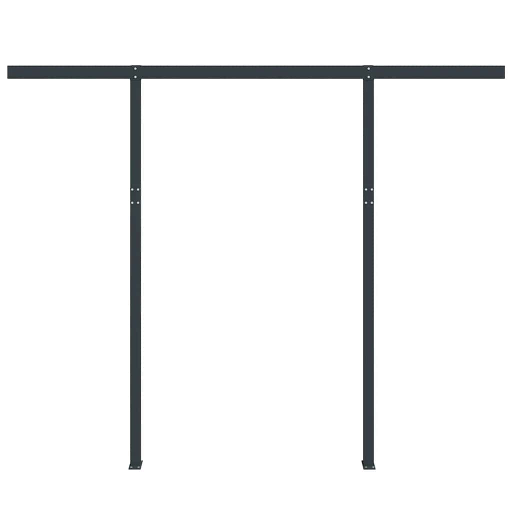Stützen für Markisen Anthrazit 300x245 cm Eisen