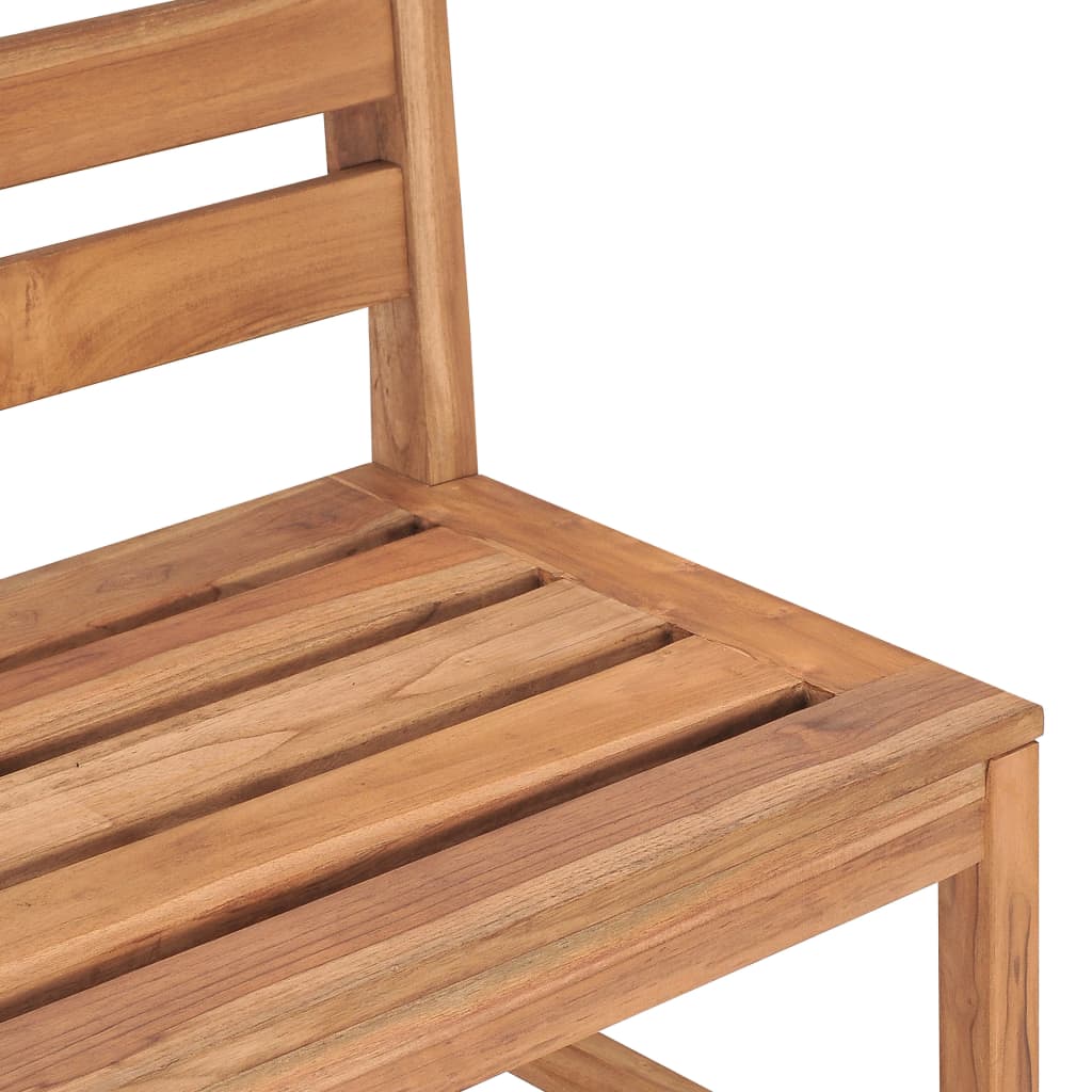 Gartenbank 170 cm Massivholz Teak