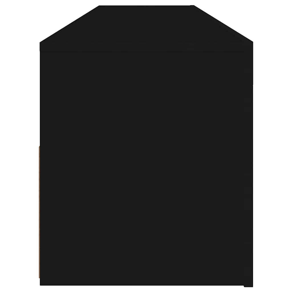 TV-Schrank mit LED-Leuchten Schwarz 120x35x40 cm