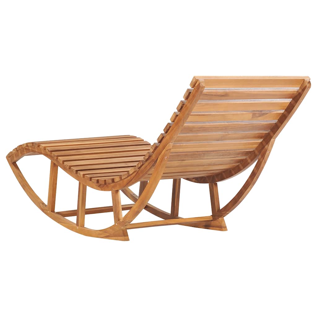 Schaukelliege mit Auflage Massivholz Teak