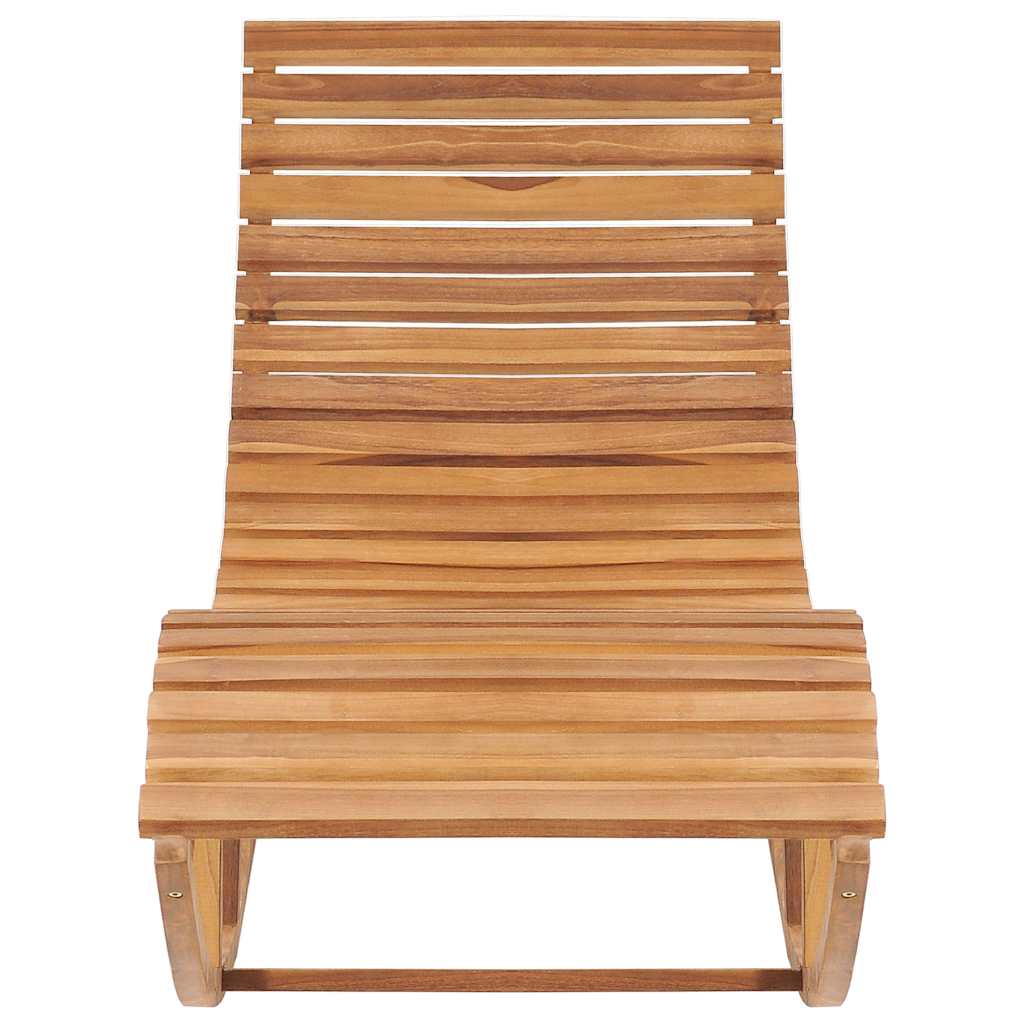 Schaukelliege mit Auflage Massivholz Teak