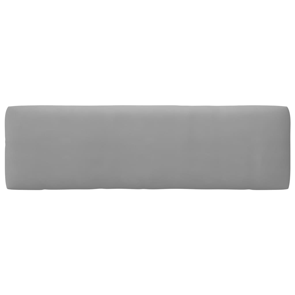 Outdoor-Mittelsofa Paletten Imprägniertes Kiefernholz Grau