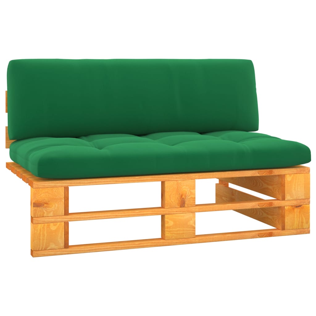 Garten-Mittelsofa Paletten Honigbraun Imprägniertes Kiefernholz