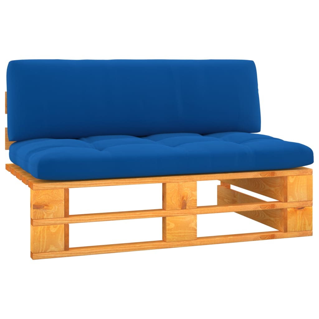 Garten-Mittelsofa Paletten Honigbraun Imprägniertes Kiefernholz