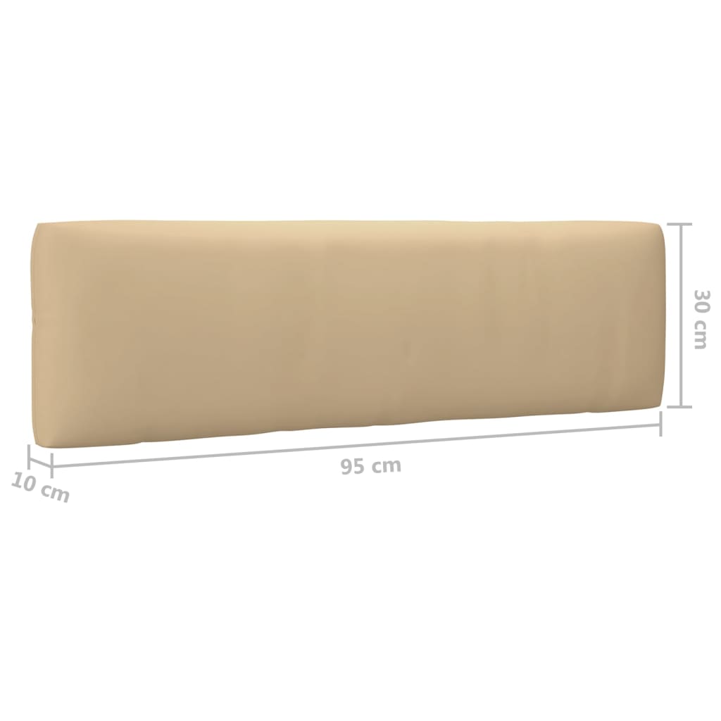 Outdoor-Ecksofa Paletten Kiefernholz Imprägniert Weiß