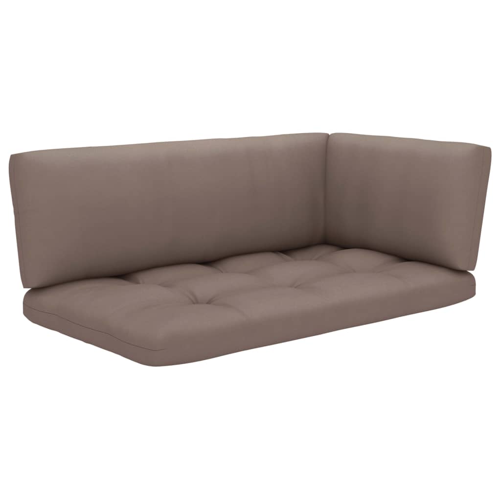Outdoor-Ecksofa Paletten Kiefernholz Imprägniert Weiß