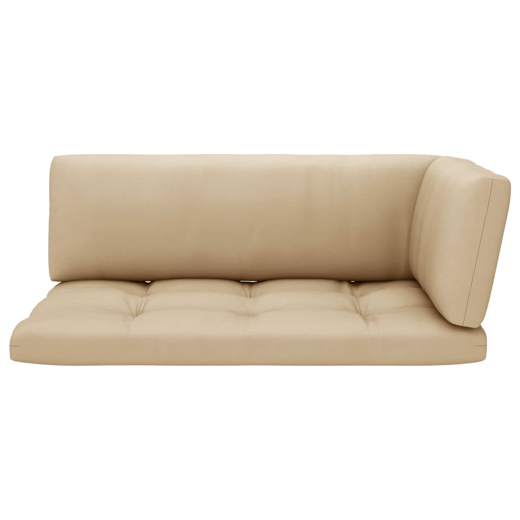 Garten-Ecksofa aus Paletten Schwarz Imprägniertes Kiefernholz