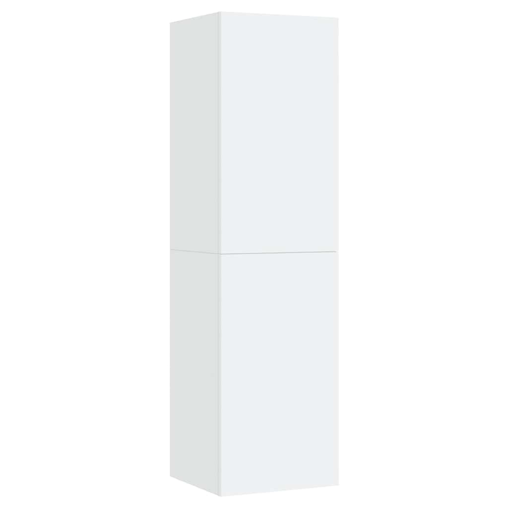 TV-Schränke 2 Stk. Weiß 30,5x30x110 cm Holzwerkstoff