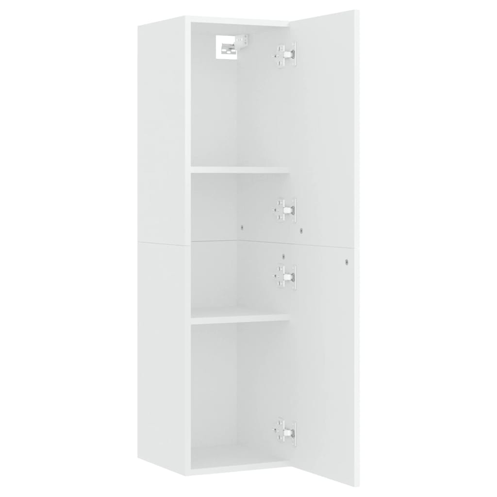 TV-Schränke 2 Stk. Weiß 30,5x30x110 cm Holzwerkstoff