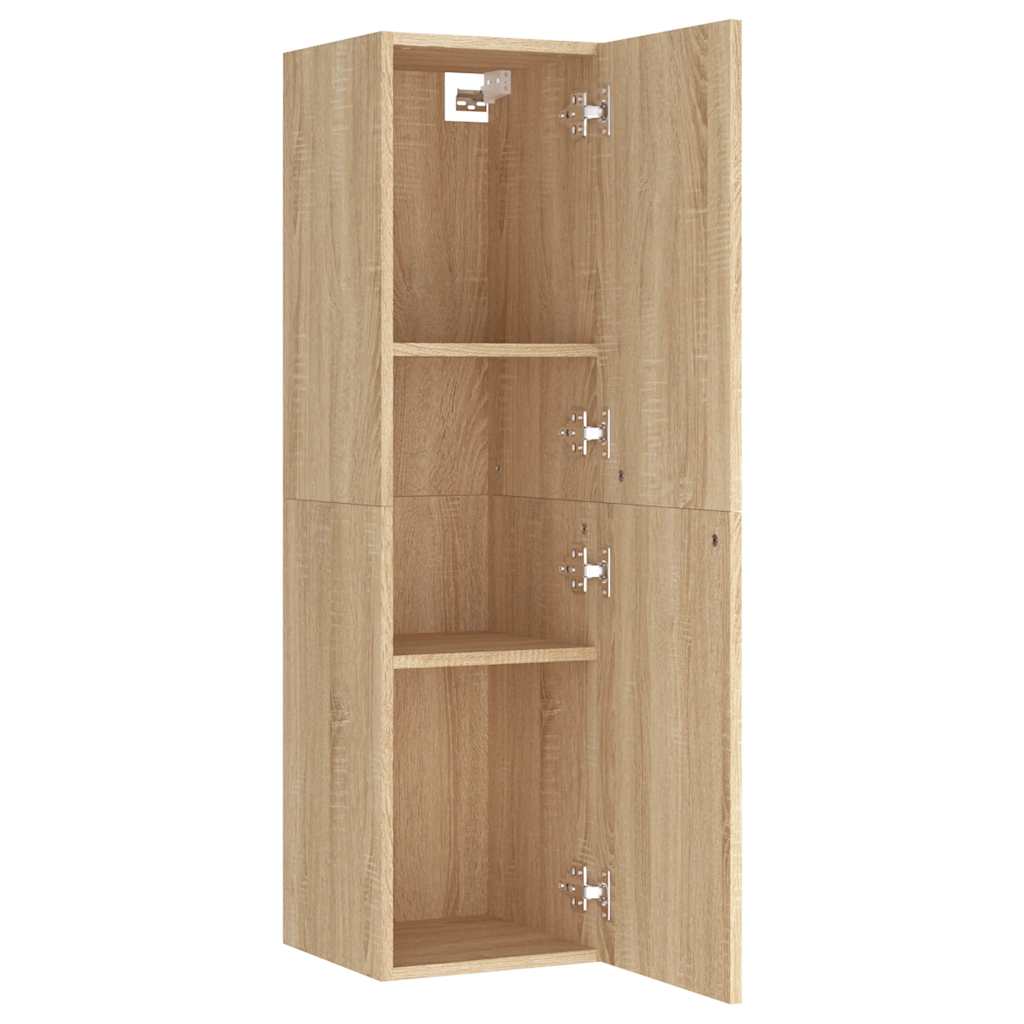 TV-Schränke 2 Stk. Sonoma-Eiche 30,5x30x110 cm Holzwerkstoff