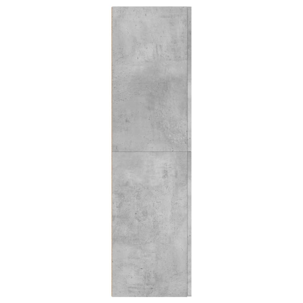 TV-Schränke 2 Stk. Betongrau 30,5x30x110 cm Holzwerkstoff