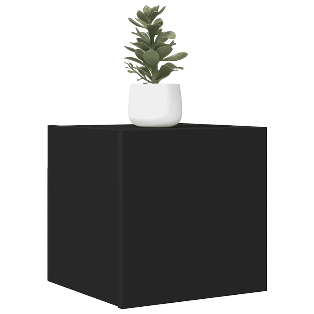 TV-Wandschränke 4 Stk. Schwarz 30,5x30x30 cm