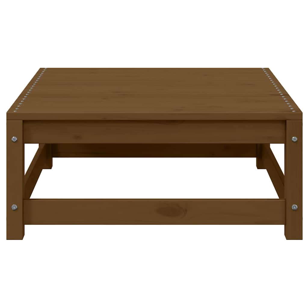 3-tlg. Garten-Lounge-Set Honigbraun Massivholz Kiefer