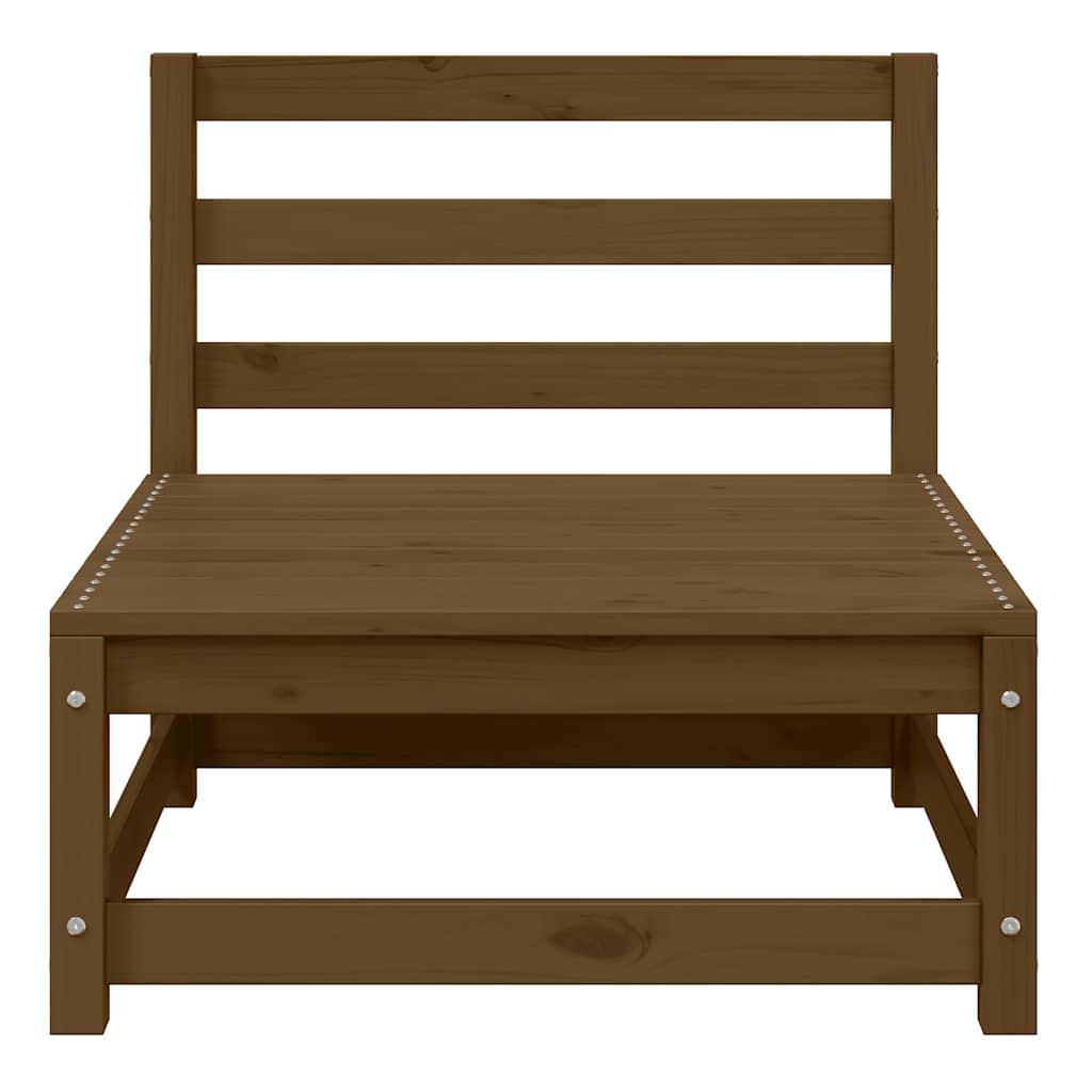 3-tlg. Garten-Lounge-Set Honigbraun Massivholz Kiefer