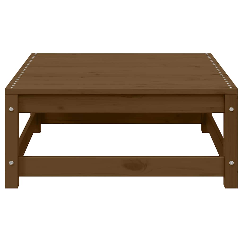 3-tlg. Garten-Lounge-Set Honigbraun Massivholz Kiefer