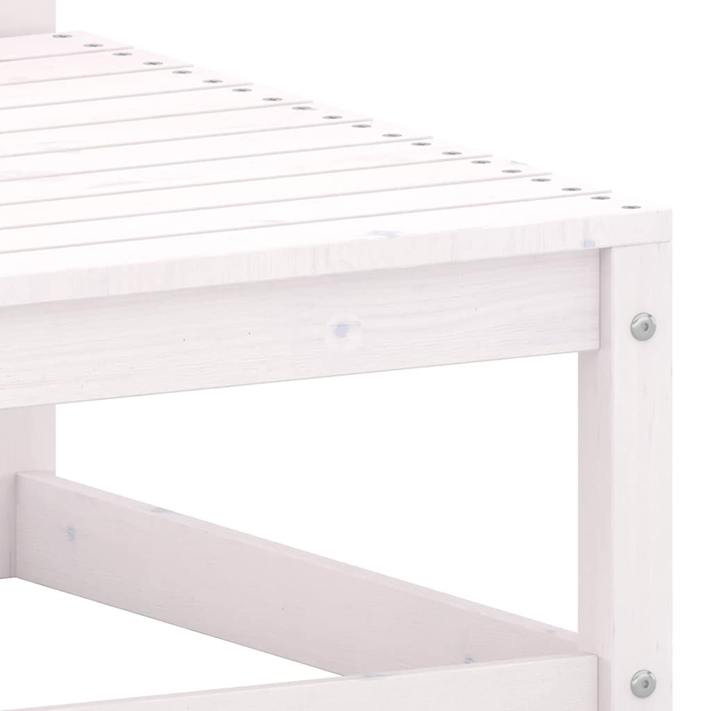 Garten-Mittelsofas mit Anthrazit Kissen 2 Stk Massivholz Kiefer