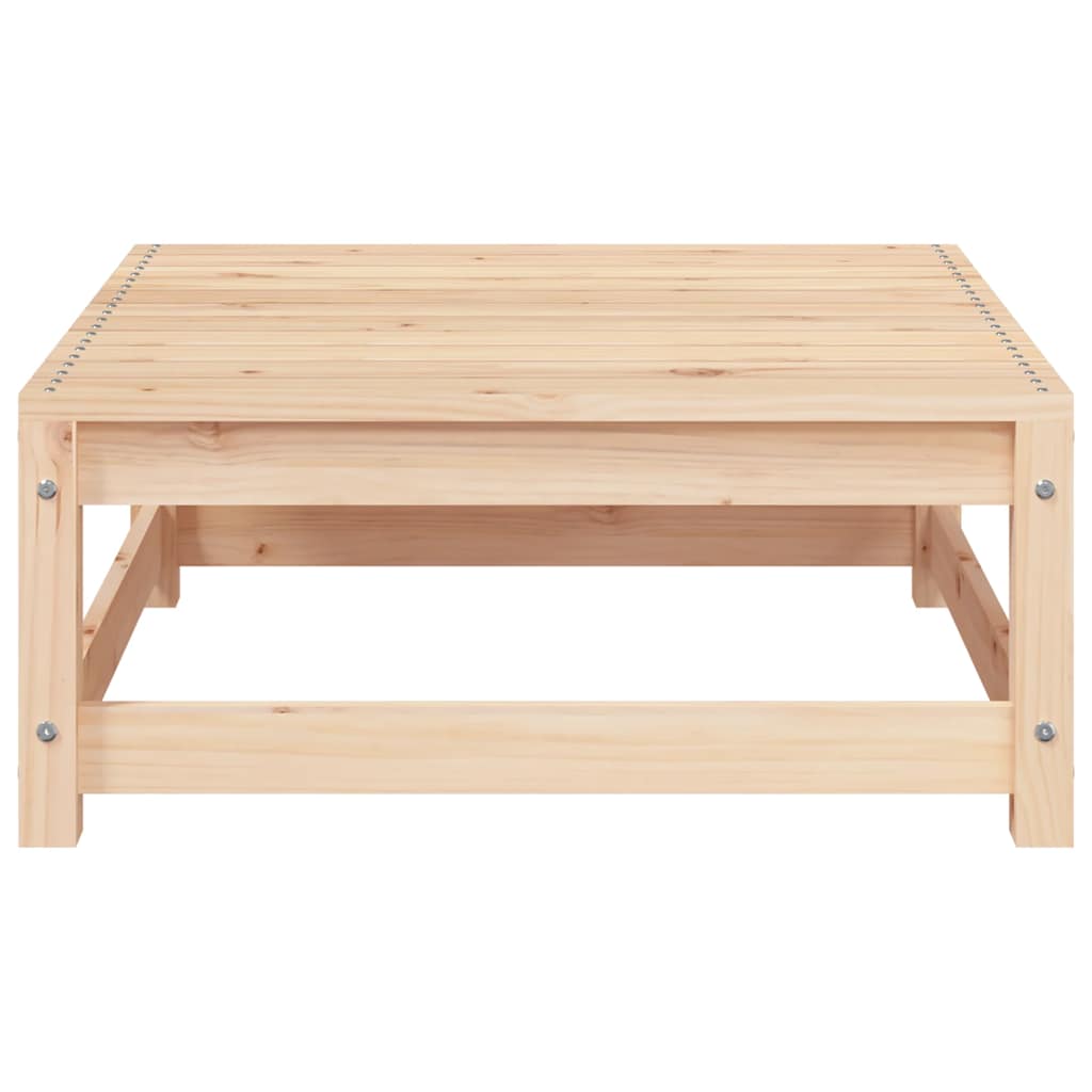 2-tlg. Garten-Lounge-Set mit Kissen Kiefer Massivholz