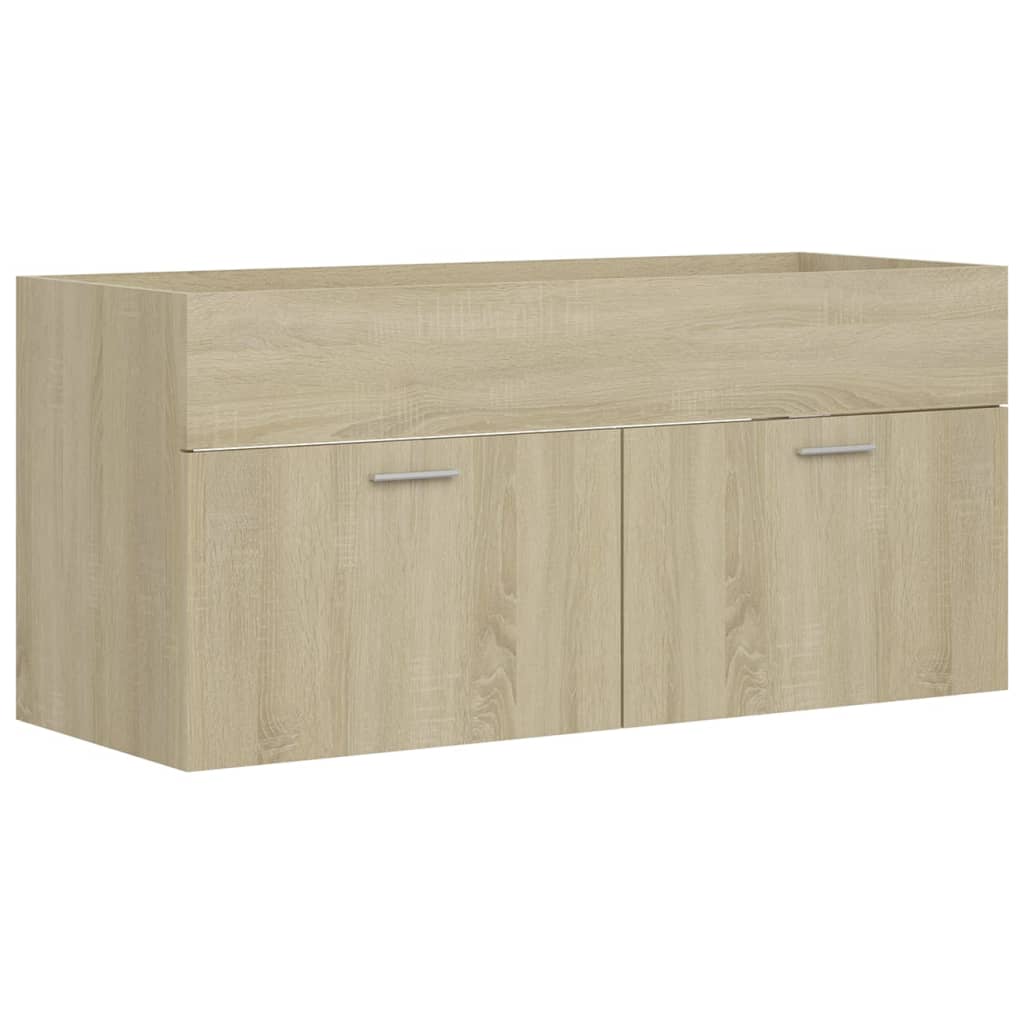 Badmöbel-Set Sonoma-Eiche Holzwerkstoff