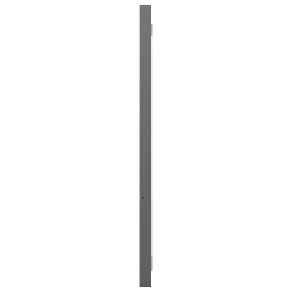Badmöbel-Set Hochglanz-Grau Holzwerkstoff