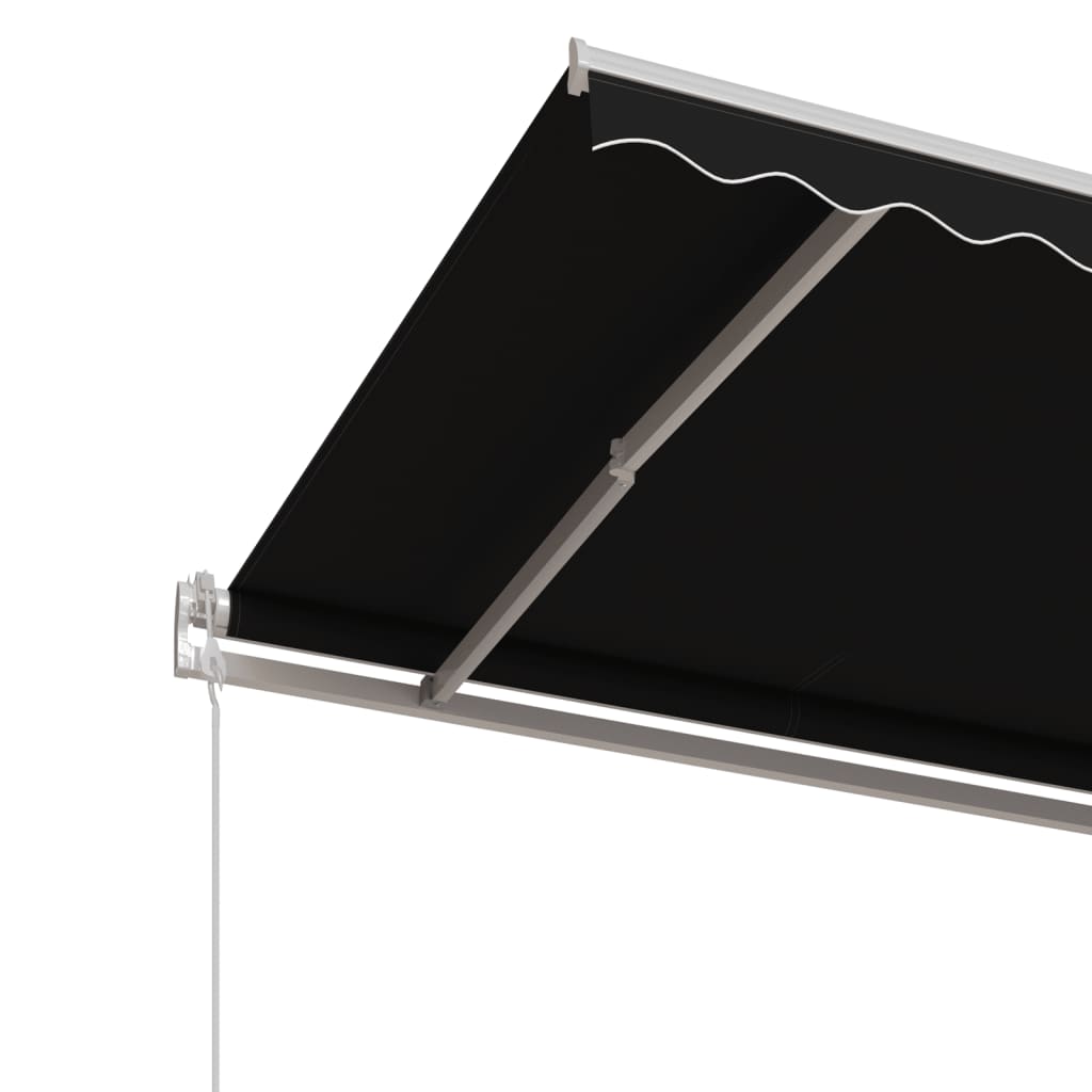Markise Automatisch Einziehbar 350x250 cm Anthrazit
