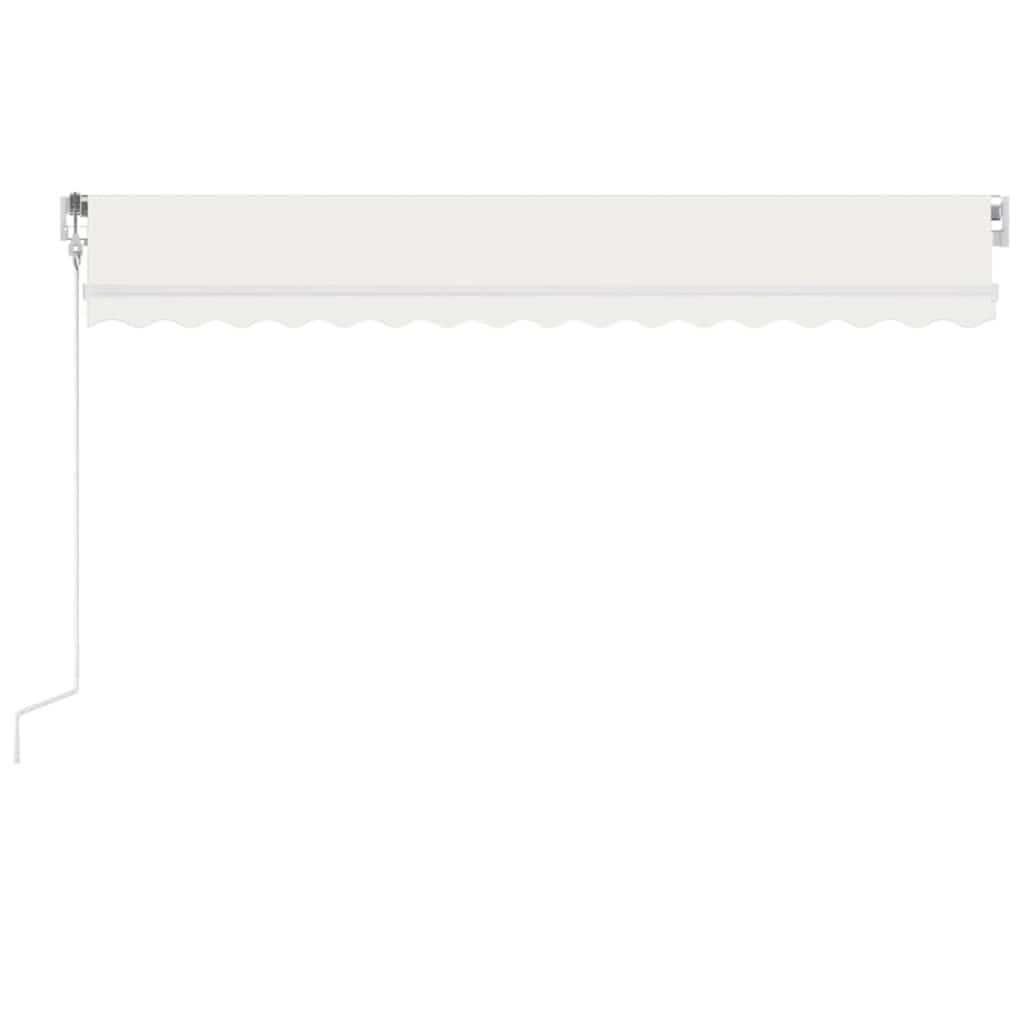 Automatische Markise mit LED & Windsensor 450x300 cm Creme