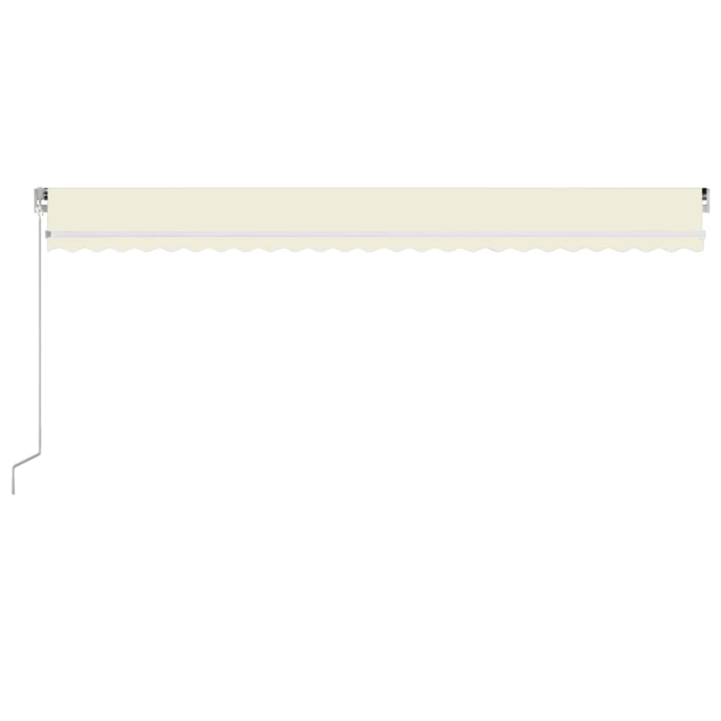 Markise Manuell Einziehbar 600x300 cm Creme