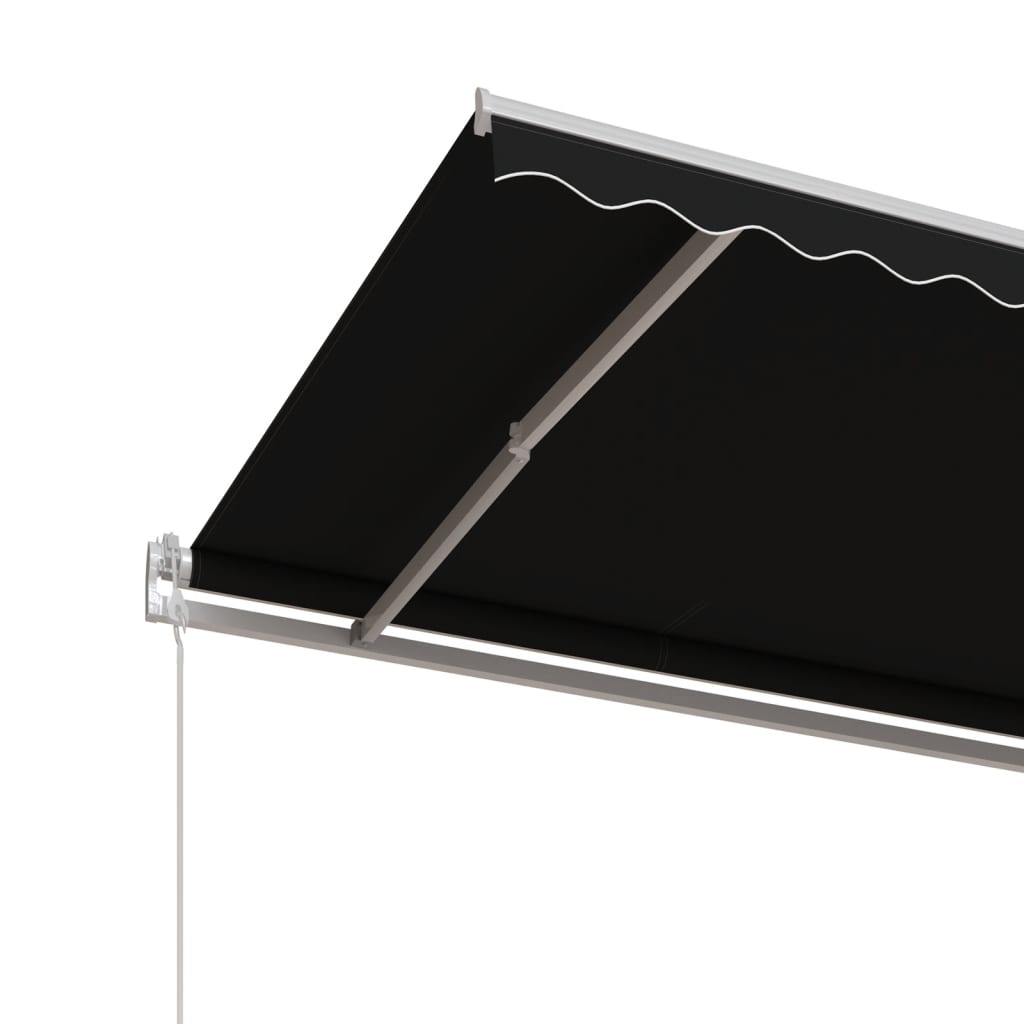 Markise Automatisch Einziehbar 450x350 cm Anthrazit