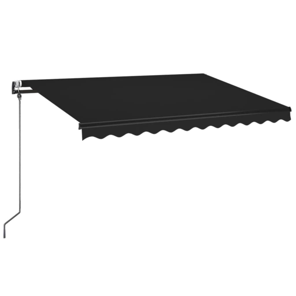 Markise Automatisch Einziehbar 350x250 cm Anthrazit