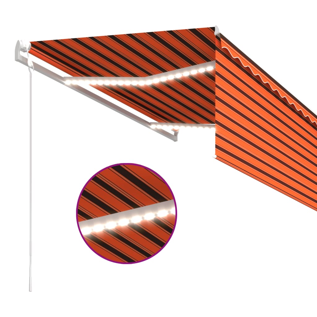 Markise Automatisch mit Rollo LED Windsensor 3x2,5m