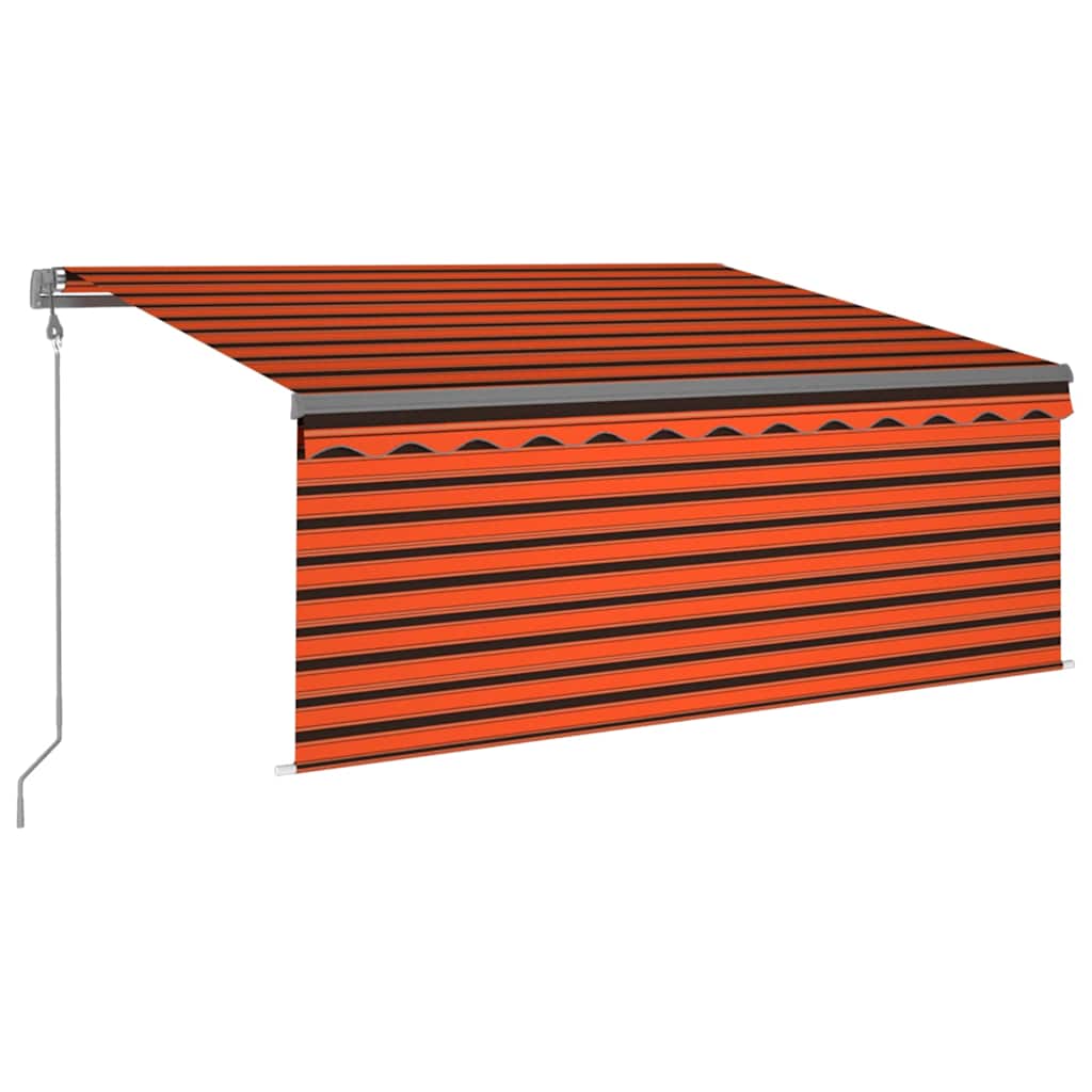 Markise Automatisch mit Rollo LED Windsensor 3,5x2,5m