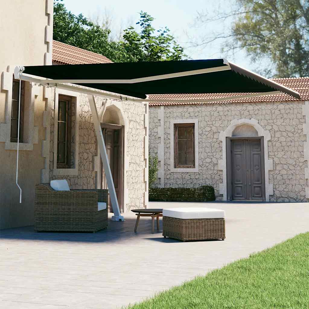Standmarkise Manuell Einziehbar 450x300 cm Anthrazit