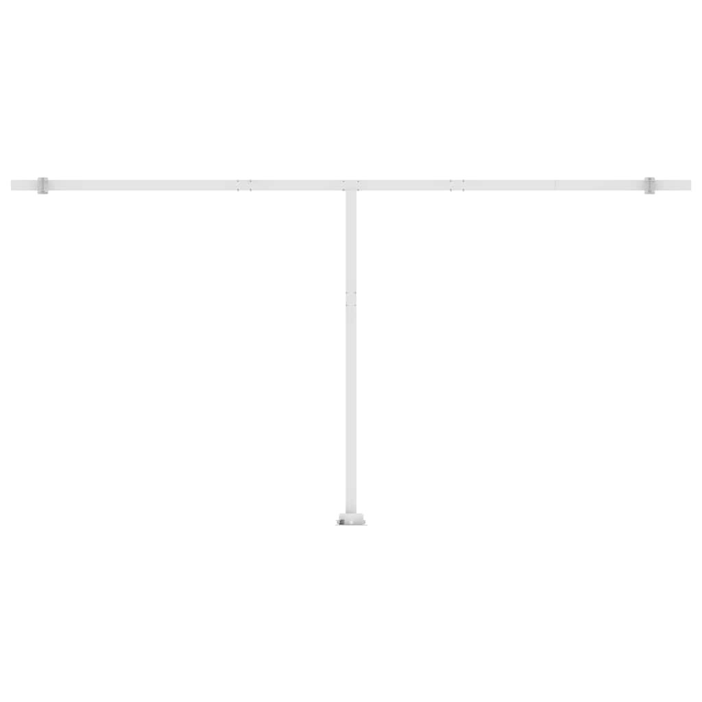 Standmarkise Manuell Einziehbar 600x300 cm Orange Braun