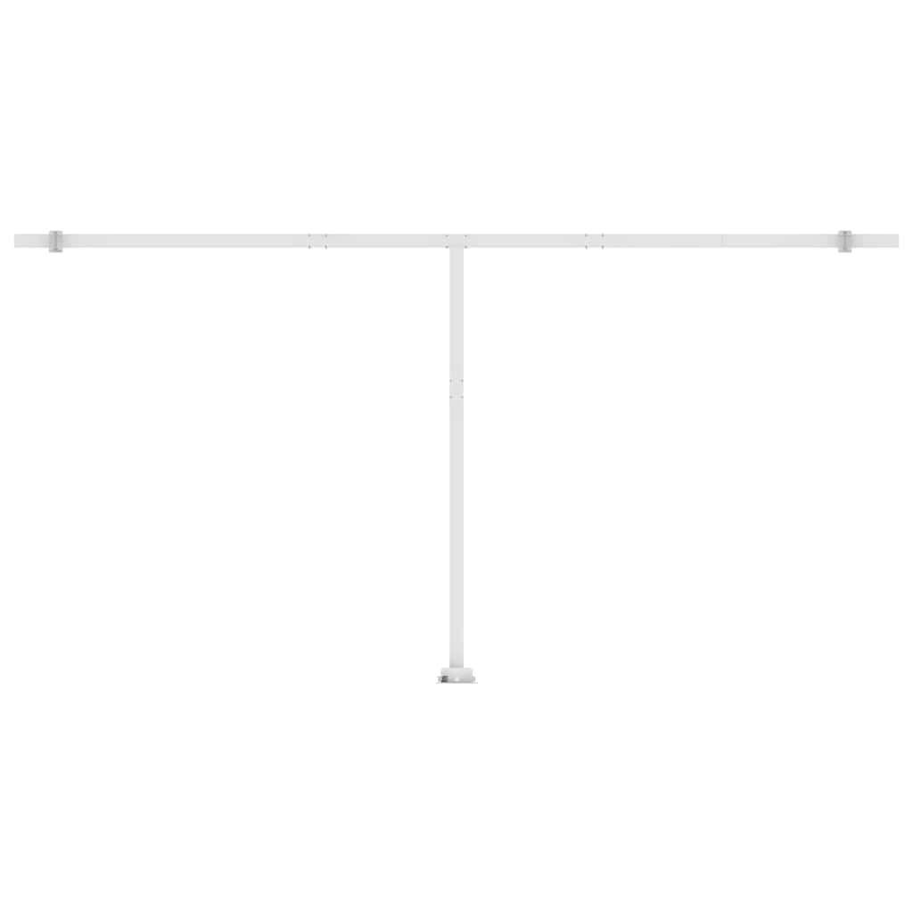 Standmarkise Automatisch 600x300 cm Orange/Braun
