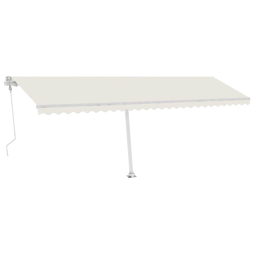 Automatische Markise mit LED & Windsensor 600x300 cm Creme