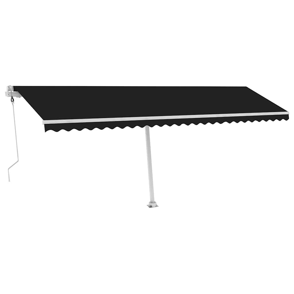 Automatische Markise mit LED & Windsensor 600x300 cm Anthrazit