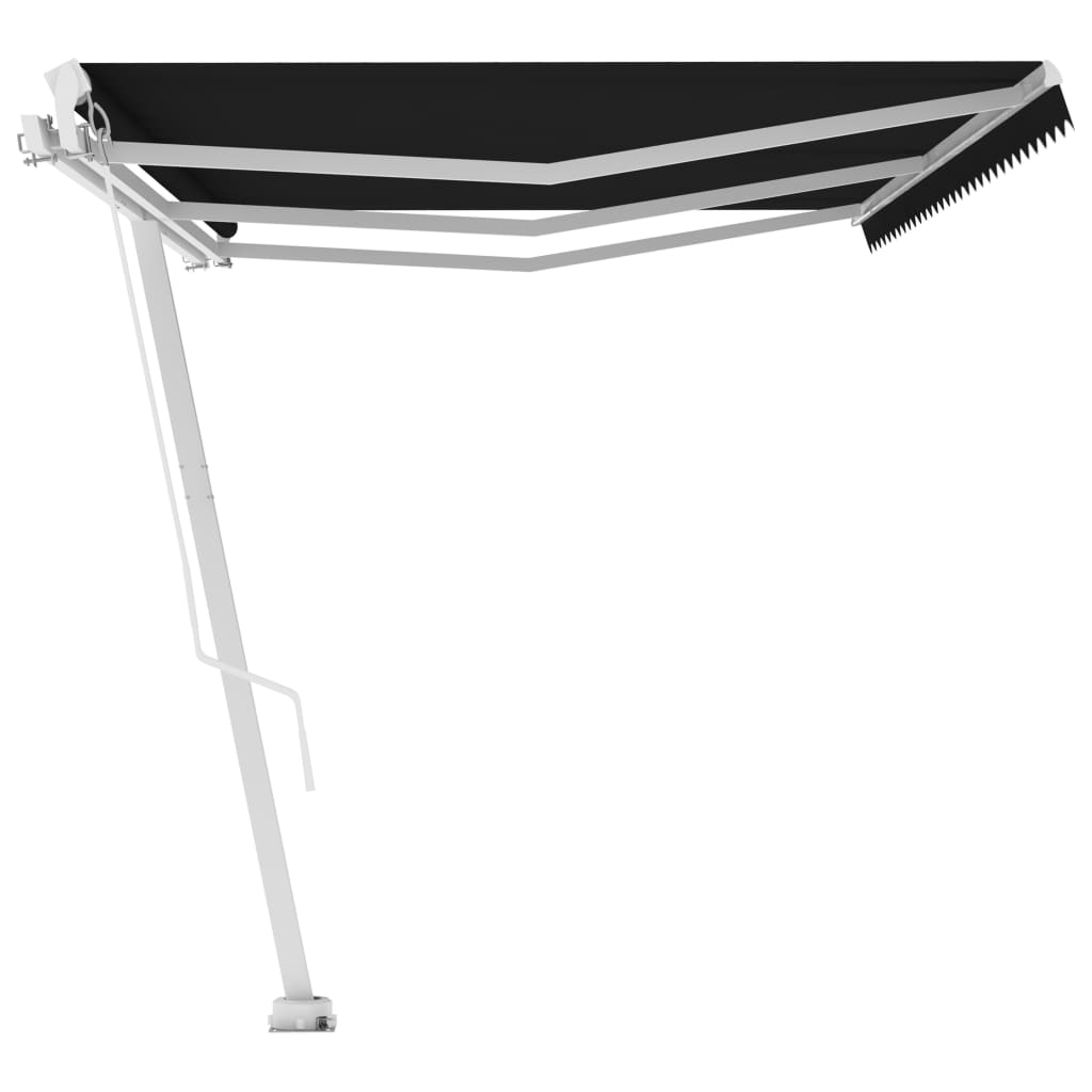 Standmarkise Manuell Einziehbar 600x350 cm Anthrazit