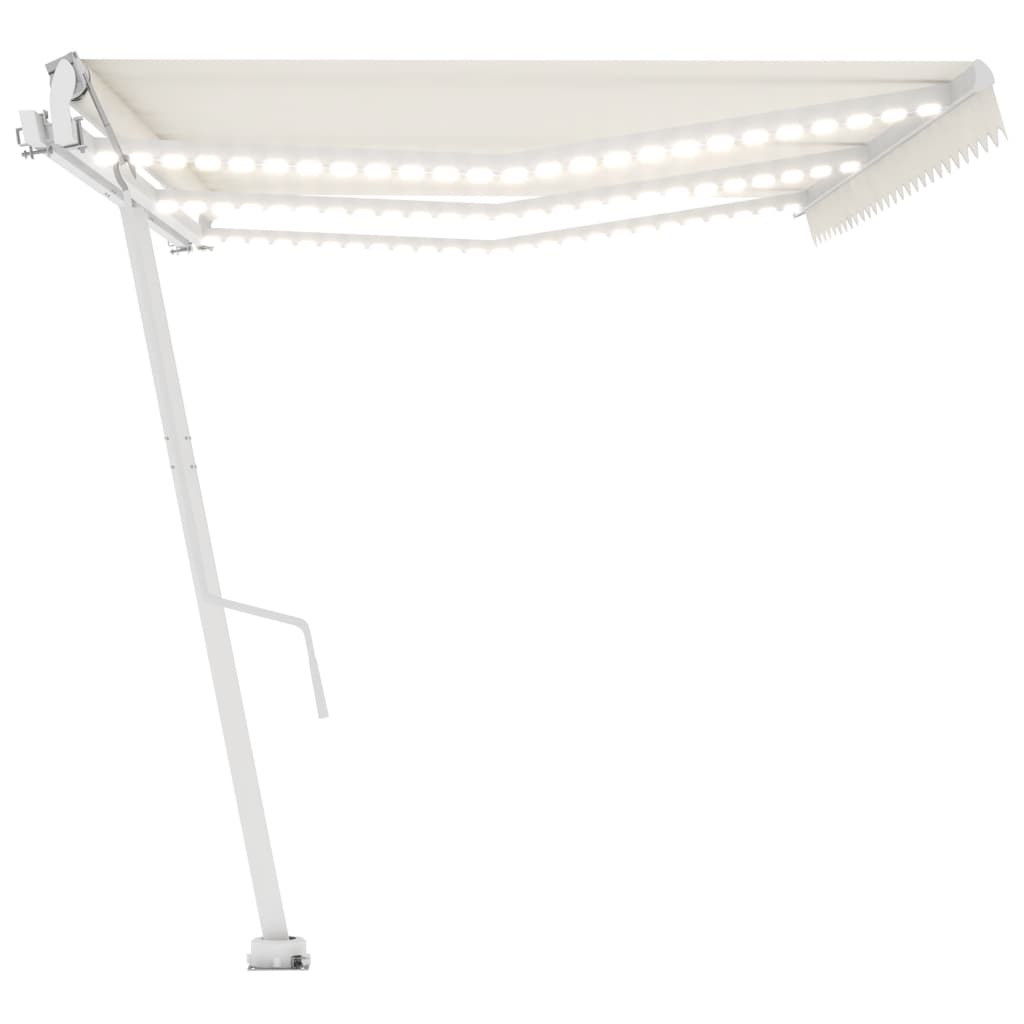 Automatische Markise mit LED & Windsensor 600x350 cm Creme