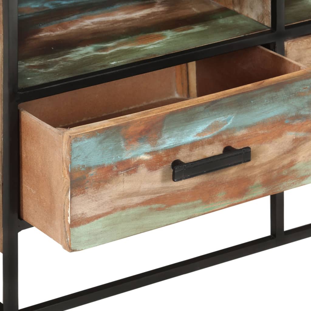 TV-Schrank 110x30x45 cm Altholz Massiv