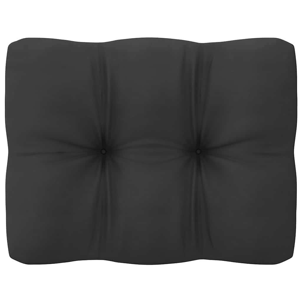 Garten-Mittelsofas mit Kissen 2 Stk. Massivholz Kiefer