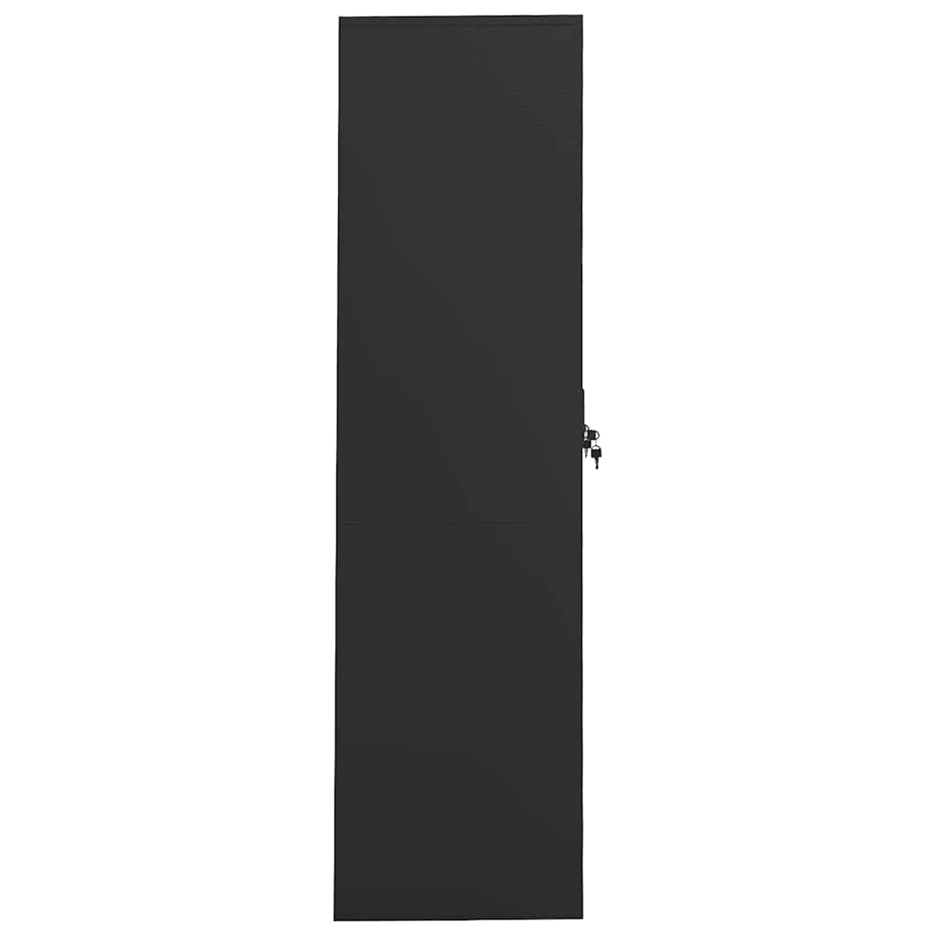 Kleiderschrank Anthrazit 80x50x180 cm Stahl