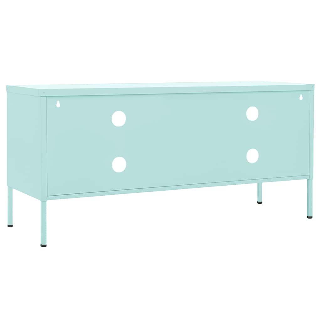 TV-Schrank Minzgrün 105x35x50 cm Stahl