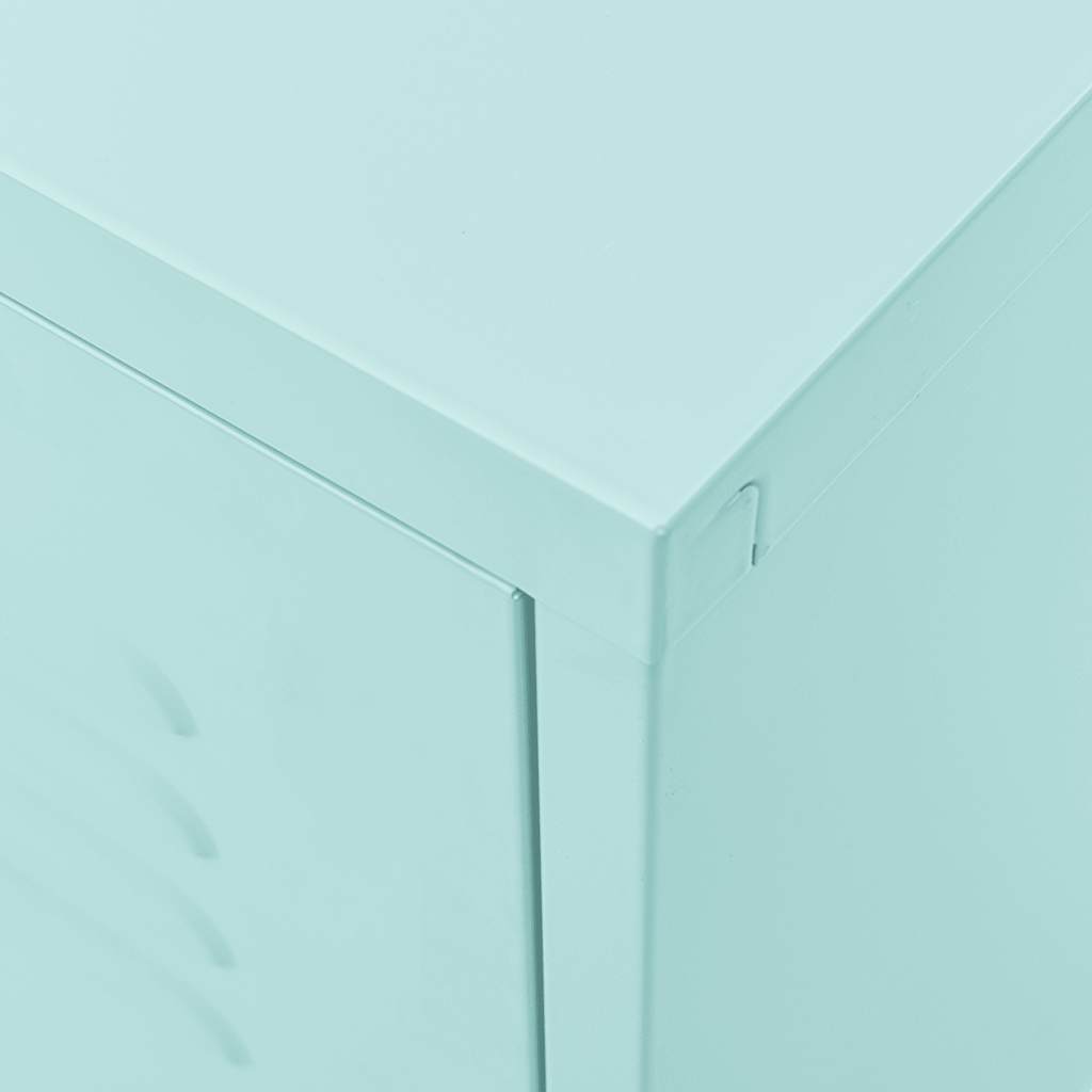 TV-Schrank Minzgrün 105x35x50 cm Stahl