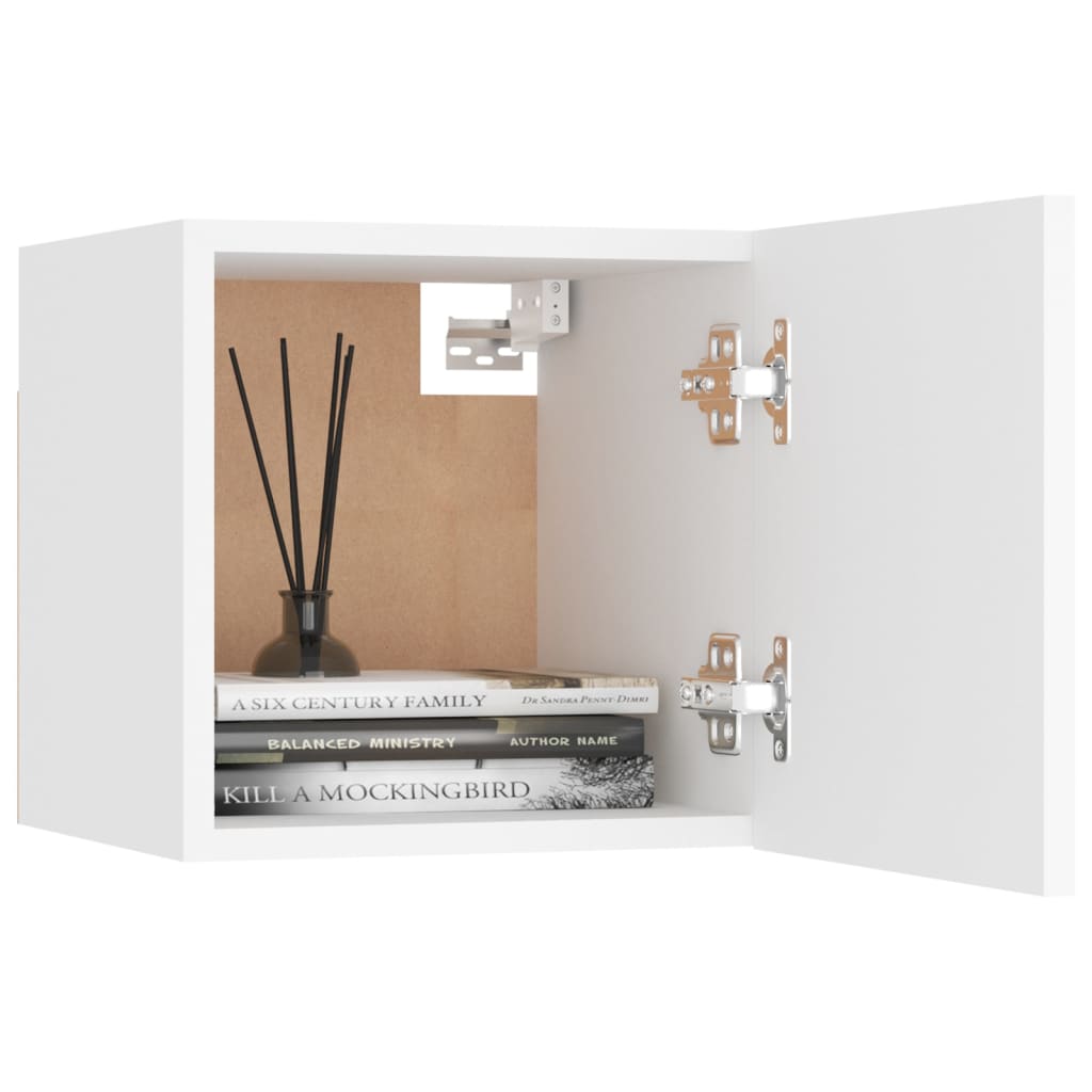 8-tlg. TV-Schrank-Set Weiß Holzwerkstoff